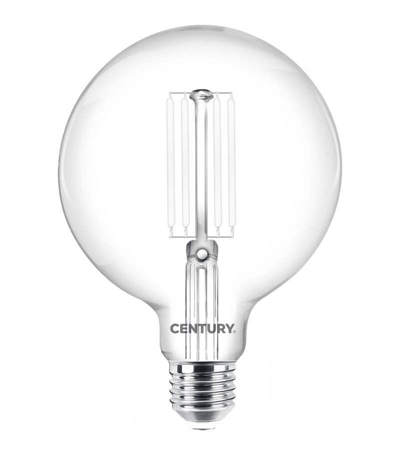 CENTURY ITALIA SRL - CUYING125W-142727 FIL. LED INCANTO WHITE GLOBO CHIARA G125