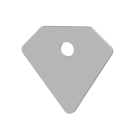 CENTURY ITALIA SRL - CUYKPRAN-1818-CAPH TAPPO FINITURA FORO KPRAN-1818