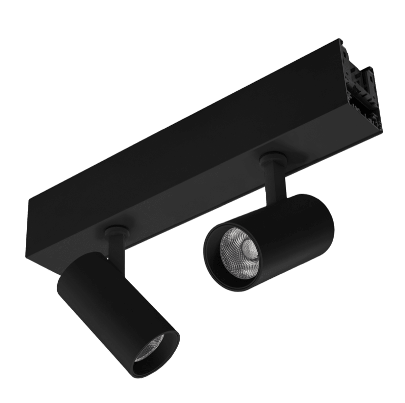 CENTURY ITALIA SRL - CUYPRIS-TRACK2NE SPOTLIGHT LINEARE PRIS MEA 2 LUCI NERO