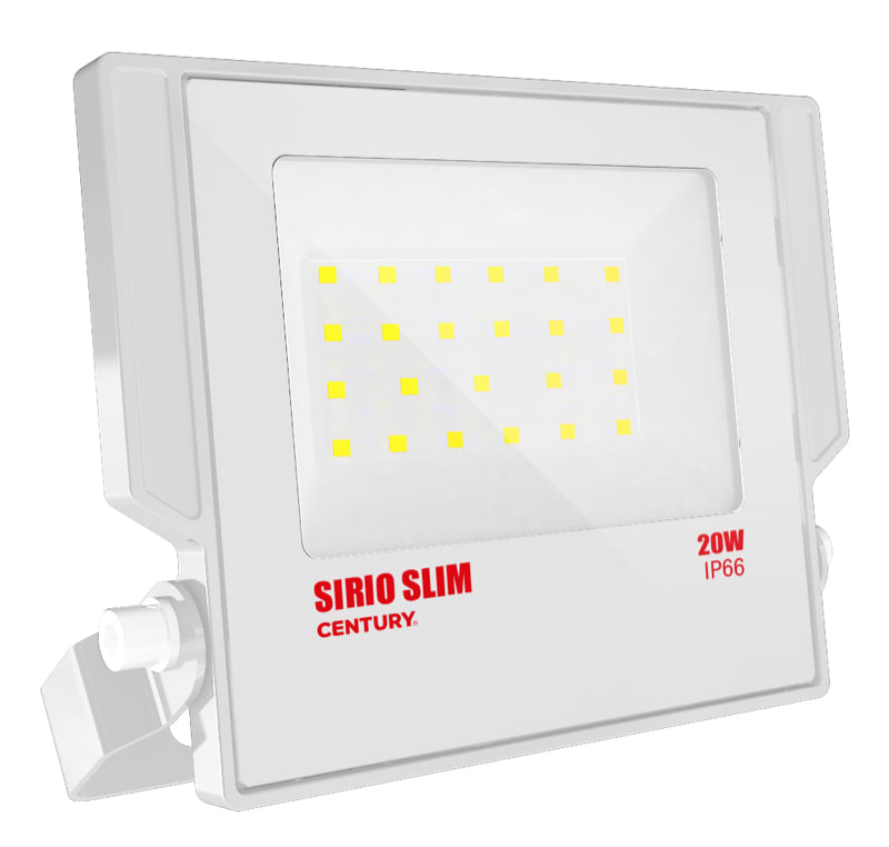 CENTURY ITALIA SRL - CUYSRSB-209540 PROIETTORE LED SIRIO SLIM BIANCO