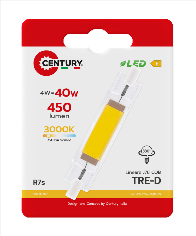 CENTURY ITALIA SRL - CUYTRCOB-047830BL LAMP. LED TRE-D COB