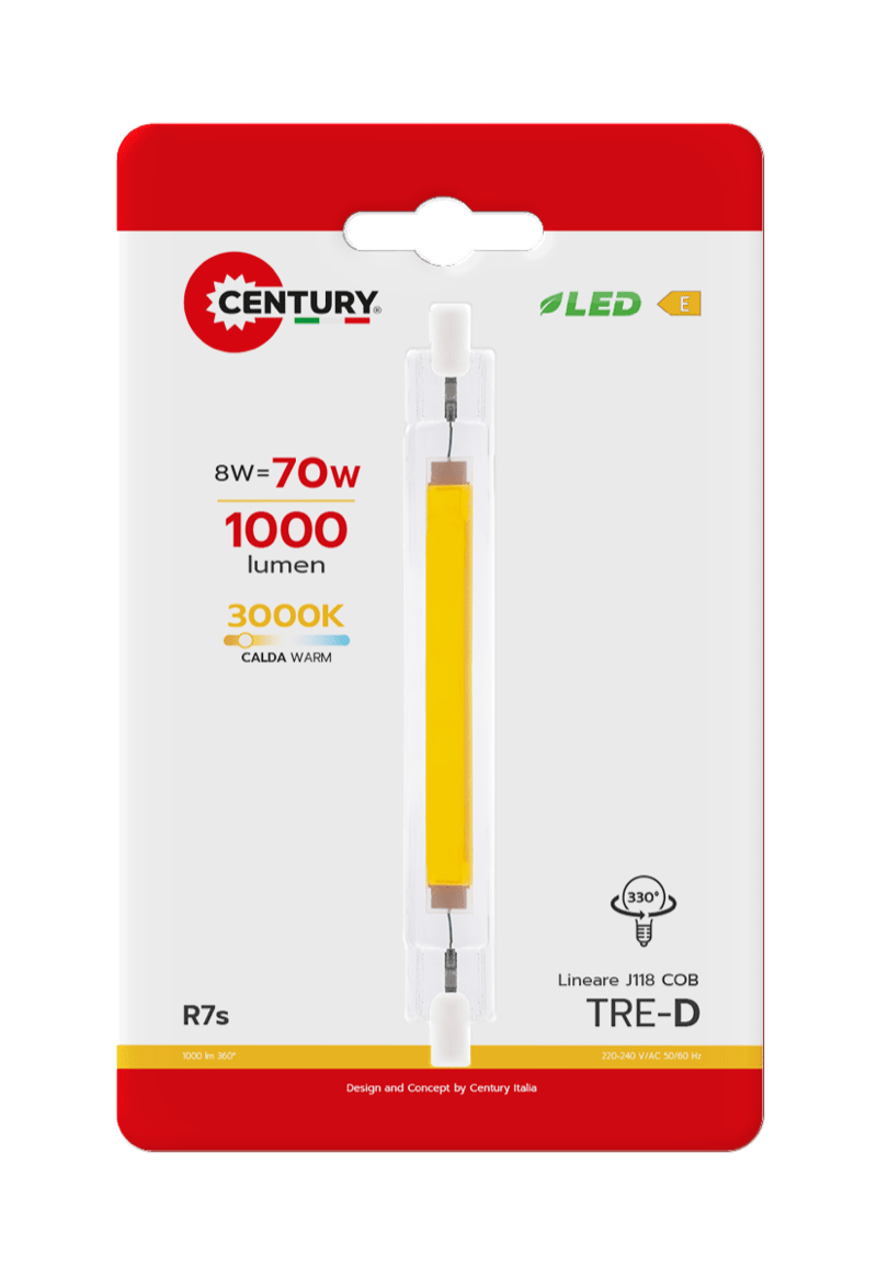 CENTURY ITALIA SRL - CUYTRCOB-0811830BL LAMP. LED TRE-D COB