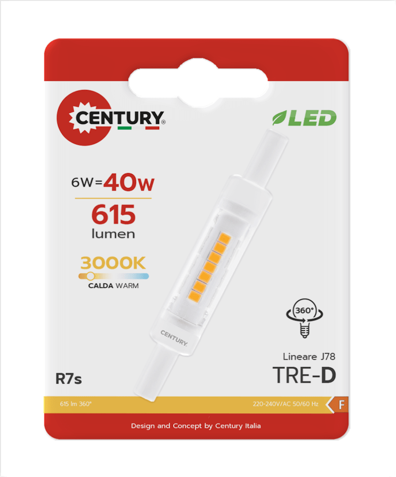CENTURY ITALIA SRL - CUYTRS-057830BL LAMP. LED TRE-D SLIM