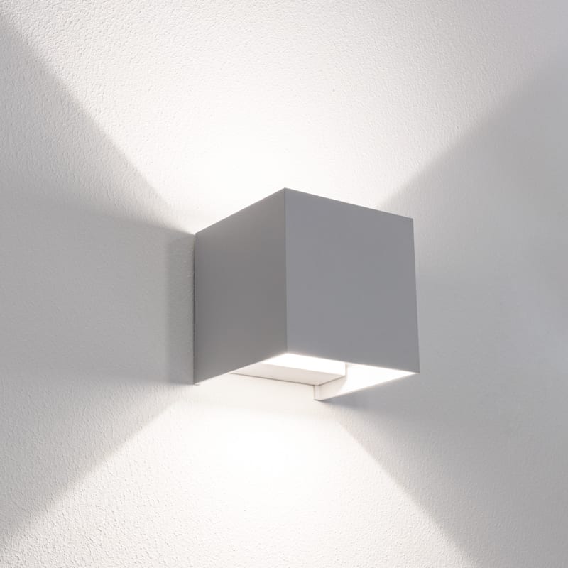 CENTURY ITALIA SRL - CUYUDSGR-2012 APPLIQUE LED UP&DOWN QUADRATO GRIGIO