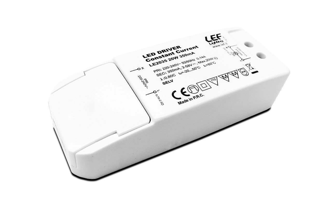 LEF LIGHTING SRL - LEFLE2035 ALIM. LED CORR.COSTANTE 350MA 20W IP20