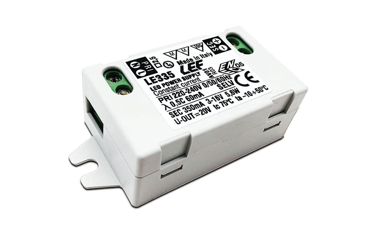 LEF LIGHTING SRL - LEFLE335 ALIM. LED CORR. COSTANTE 350MA 5,6W
