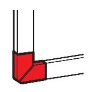 LEGRAND - LEG010785 DLP-ANGOLO PIANO VARIABILE X P/A 105X50