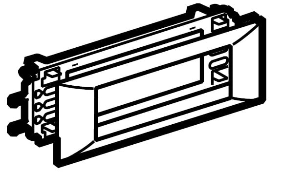LEGRAND - LEG010961 DLP-SUPP MOSAIC-VELA 6 MODULI X COP 65MM