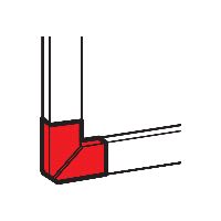 LEGRAND - LEG030253 DLP-ANGOLO PIANO X MINI 30X10 BIANCO