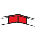 LEGRAND - LEG030281 Innen-/AuBenwinkel 40x20 Weiss