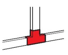 LEGRAND - LEG030274 T-Abzweigstuck 32x16 Weiss