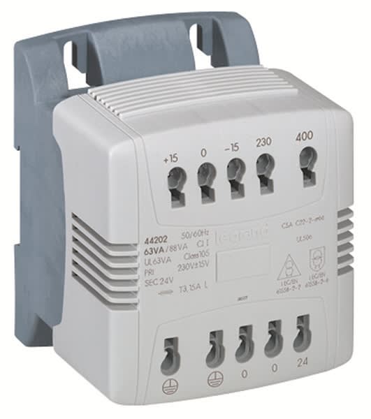 LEGRAND - LEG044206 TRAS.COMANDO 230/400V 24V 400VA M.A.