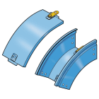 LEGRAND - LEG31AQD150Z P31-CURVA IN DISCESA 45? 150X100 Z