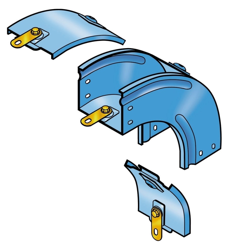 LEGRAND - LEG31AUB050C P31-CURVA 90? VAR. PIANO 50X50 Z/C