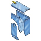 LEGRAND - LEG31AYC075Z P31-CURVA SX VAR. PIANO DISCESA 75X75 Z