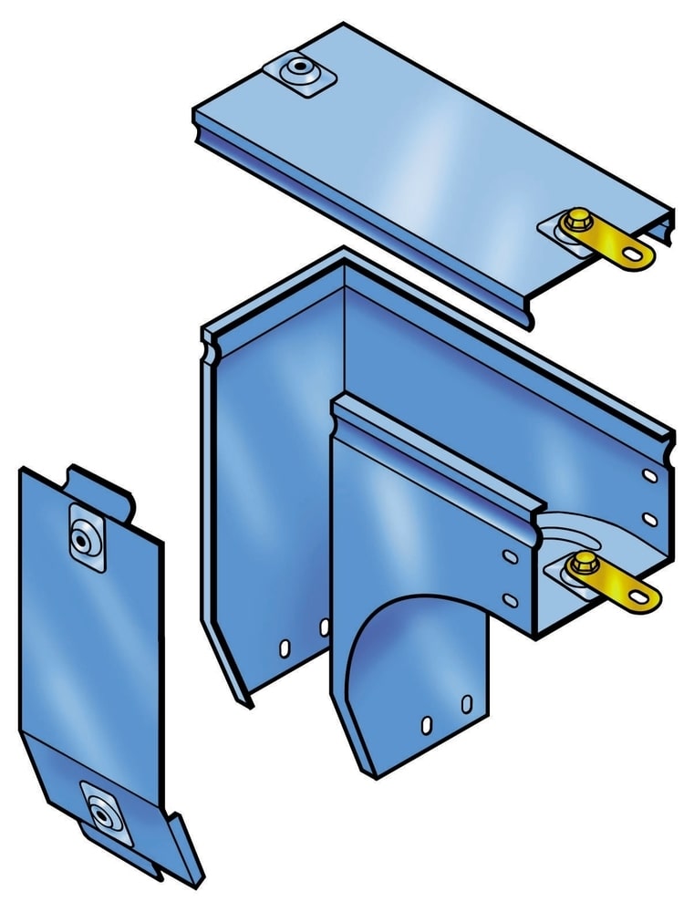 LEGRAND - LEG31AZC300Z P31-CURVA DX VAR. PIANO DISCESA 300X75 Z