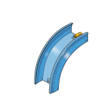LEGRAND - LEG31BPB050Z P31-CURVA IN DISCESA 90? BASE 50X50 Z