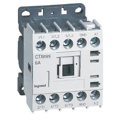 LEGRAND - LEG417000 CTX3 MINI - CONT 3P 6A 1NO 24VAC