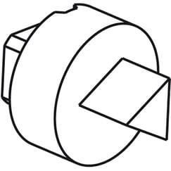 LEGRAND - LEG631625 COVER-CROSSING-INSERTO TRIANG MASCHIO 6,