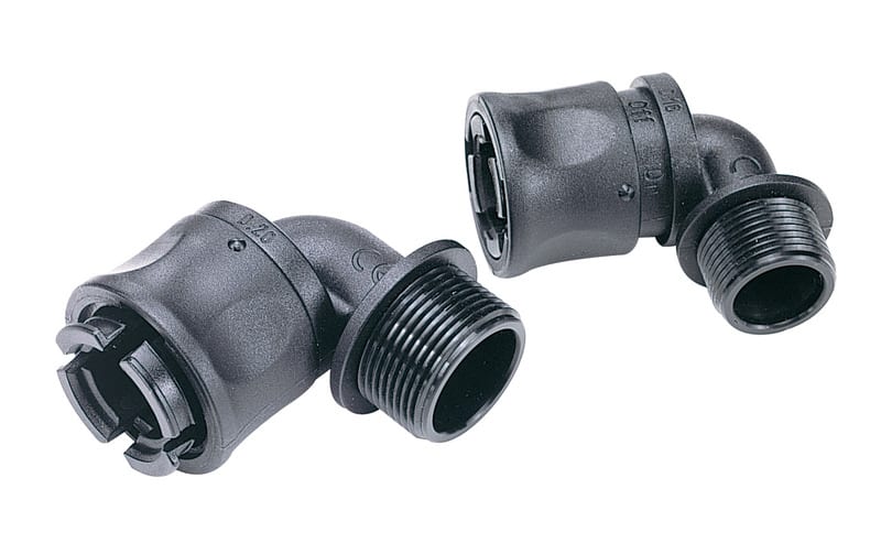 LEGRAND - LEG666594 LGP-RACCORDO 90? SPG VIV D17 G1/2 NERO