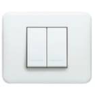 LEGRAND - LEG680531 VELA BASIC - PLACCA BIANCO CLASSICO 2M