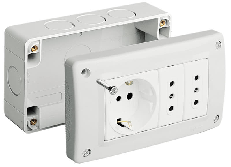 LEGRAND - LEG680604 PLEXO VELA - SCATOLA IP40 4M