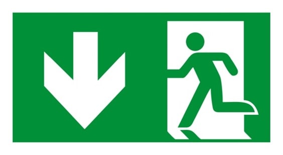 LINERGY SRL - LENA282 PITTOGRAMMA 22M FRECCIA BASSO SX