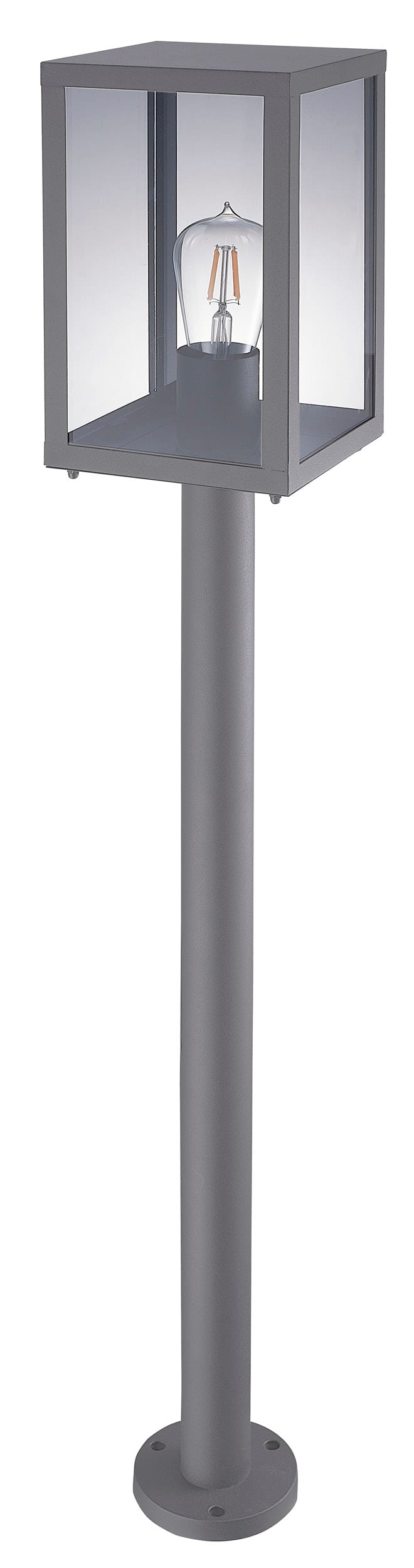 BOT LIGHTING SRL - BTLLEON1E27P PALETTO CON LANTERNA E27 IP44 ANTRACITE