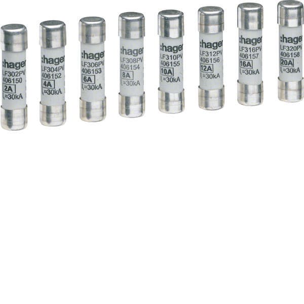 HAGER - HAGLF301PV FUSIBILE FOTOVOLTAICO 10.3X38 1A 1000V D