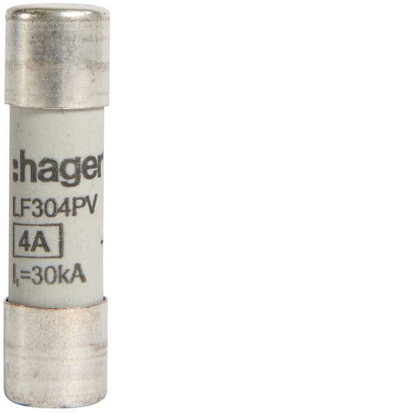 HAGER - HAGLF304PV Sicherung fur PV 10x38 mm 1000V DC 4A