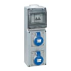 LEGRAND - LEG058930 CENTRALINO MULTIPRESA CON INT. 2/2P+T 16