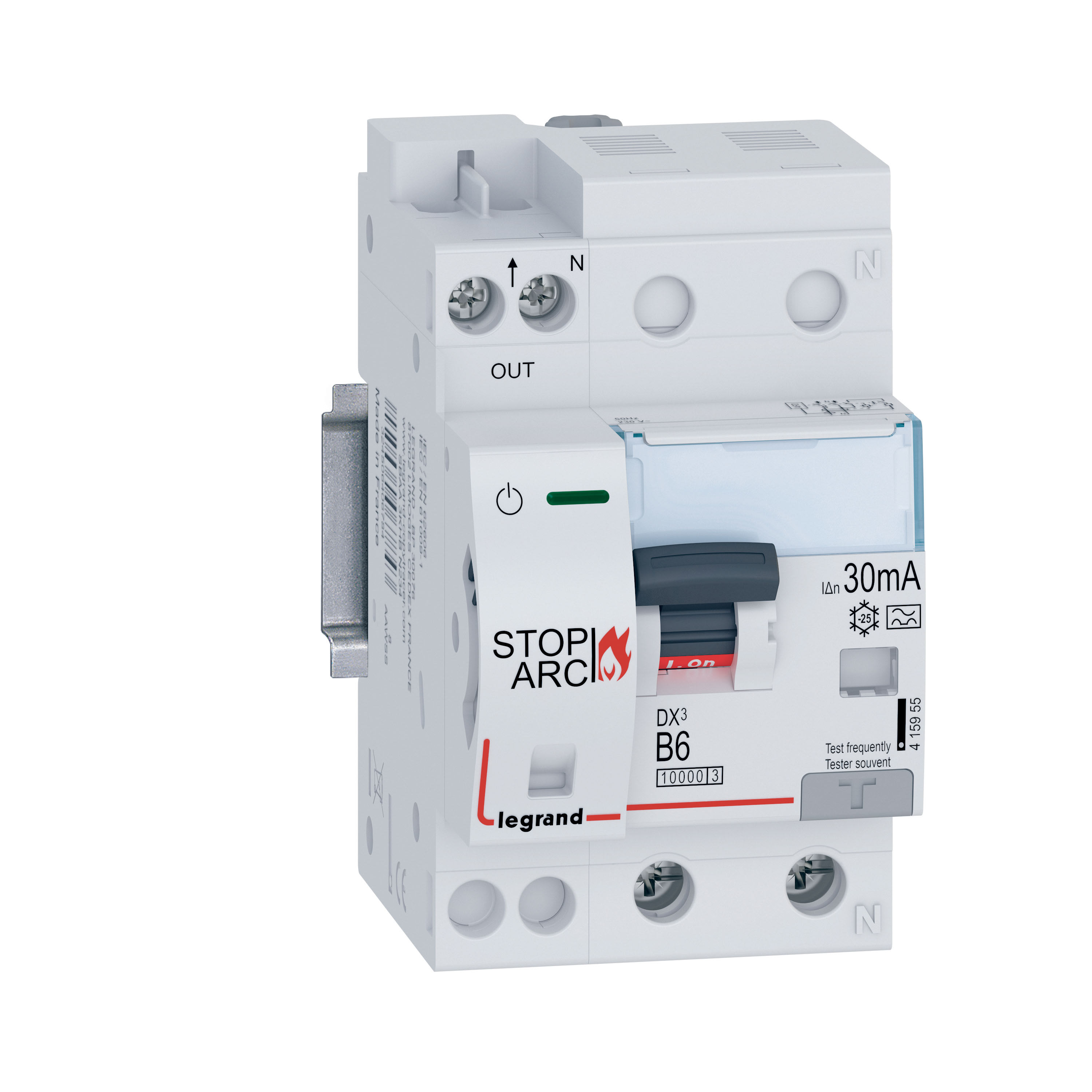 LEGRAND - LEG415955 DX3 AFDD STOP ARC 1P+NR B6 10000A 30MA A