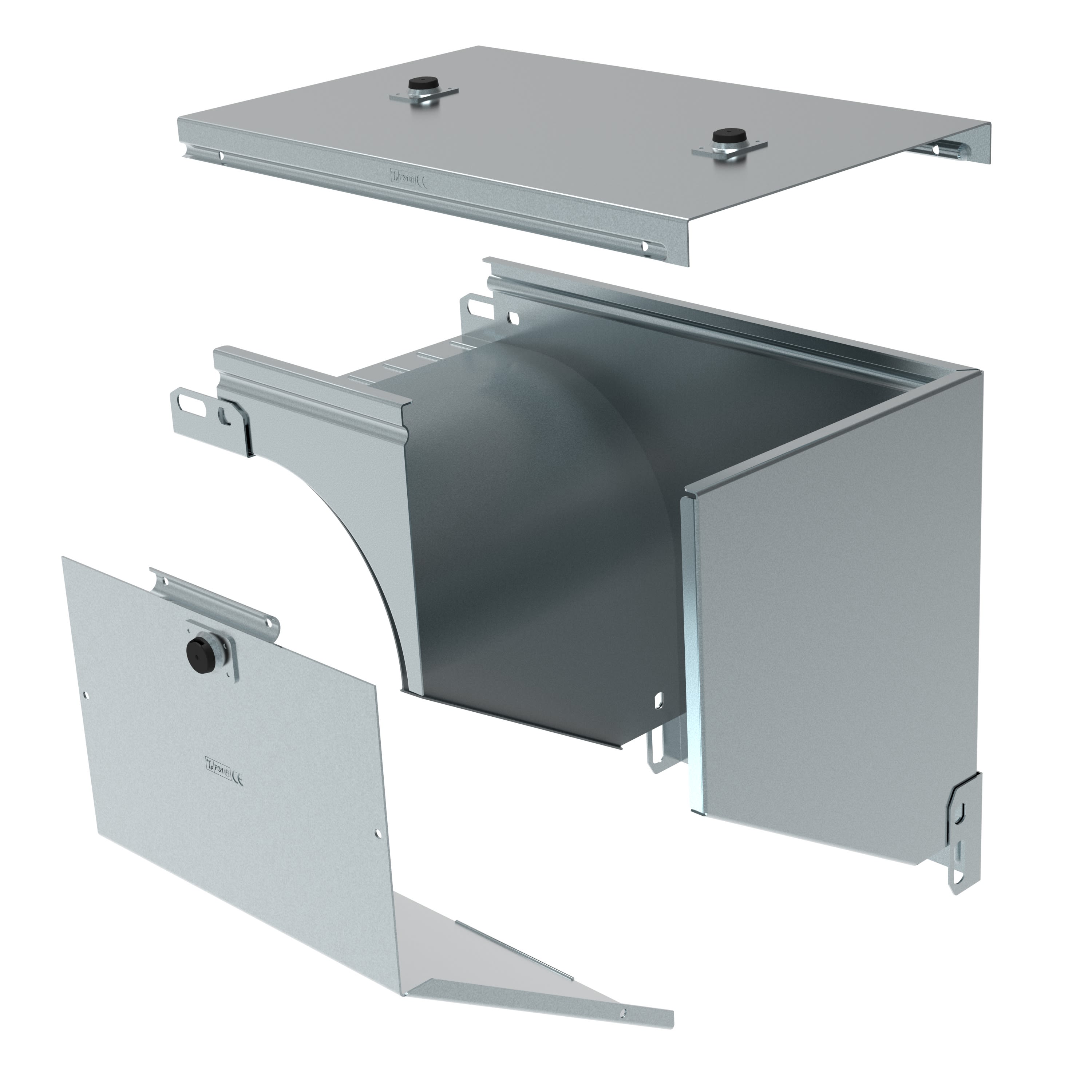 LEGRAND - LEG480688 P31-CURVA SX VAR PIANO DISCESA 300X50 Z