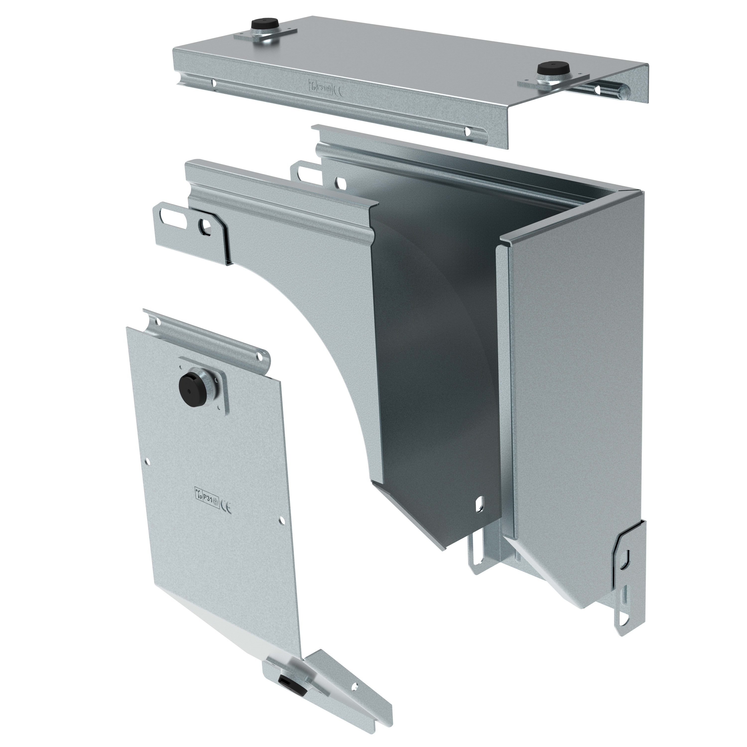 LEGRAND - LEG482685 P31-CURVA SX VAR PIANO DISCESA 100X50 C