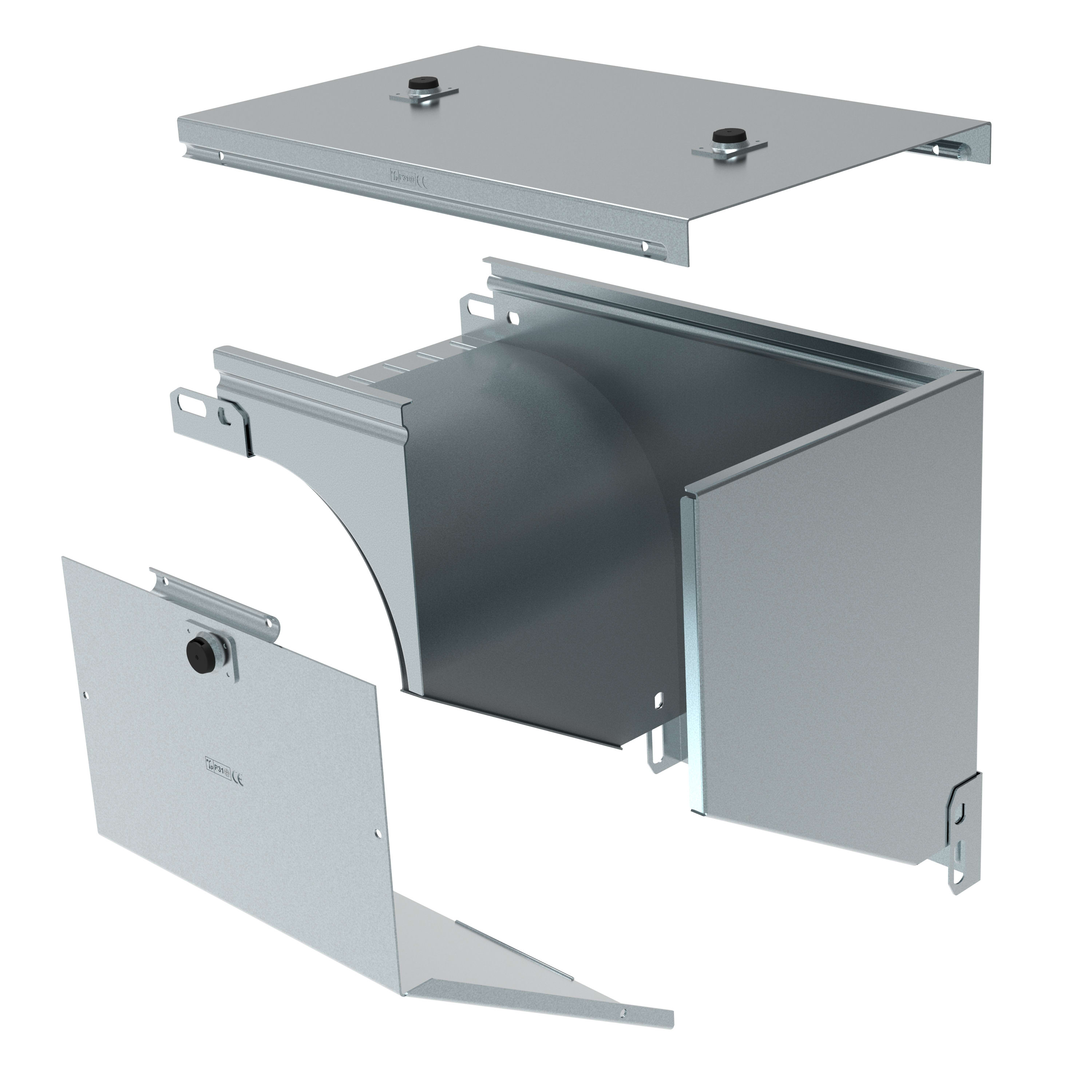 LEGRAND - LEG482687 P31-CURVA SX VAR PIANO DISCESA 200X50 C