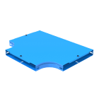 LEGRAND - LEG484546 P31-EQUAL TEE+COVER 50X400 BLUE