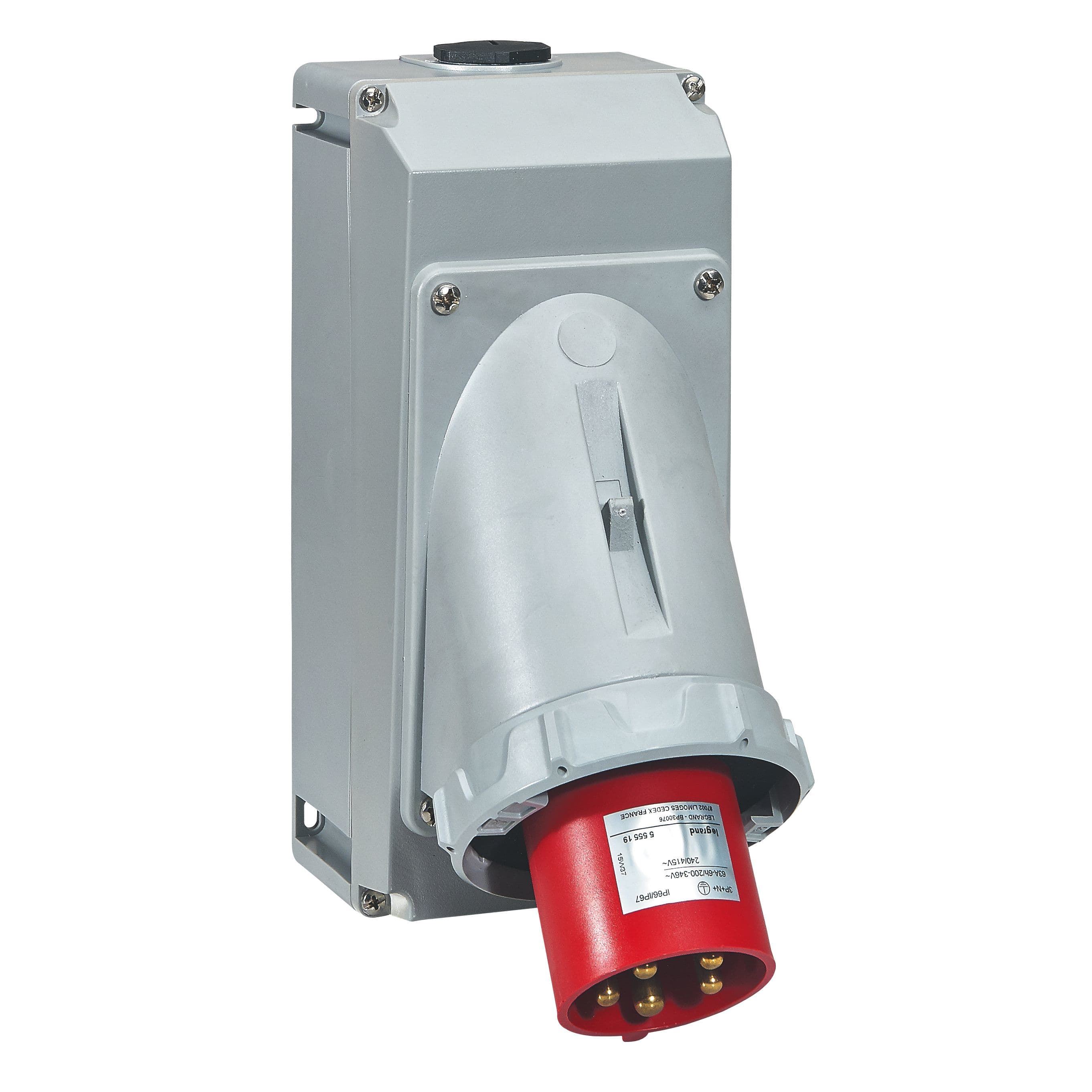 LEGRAND - LEG555519 SPINA FISSA 90 GRADI IP67 63A 3P+N+T 380