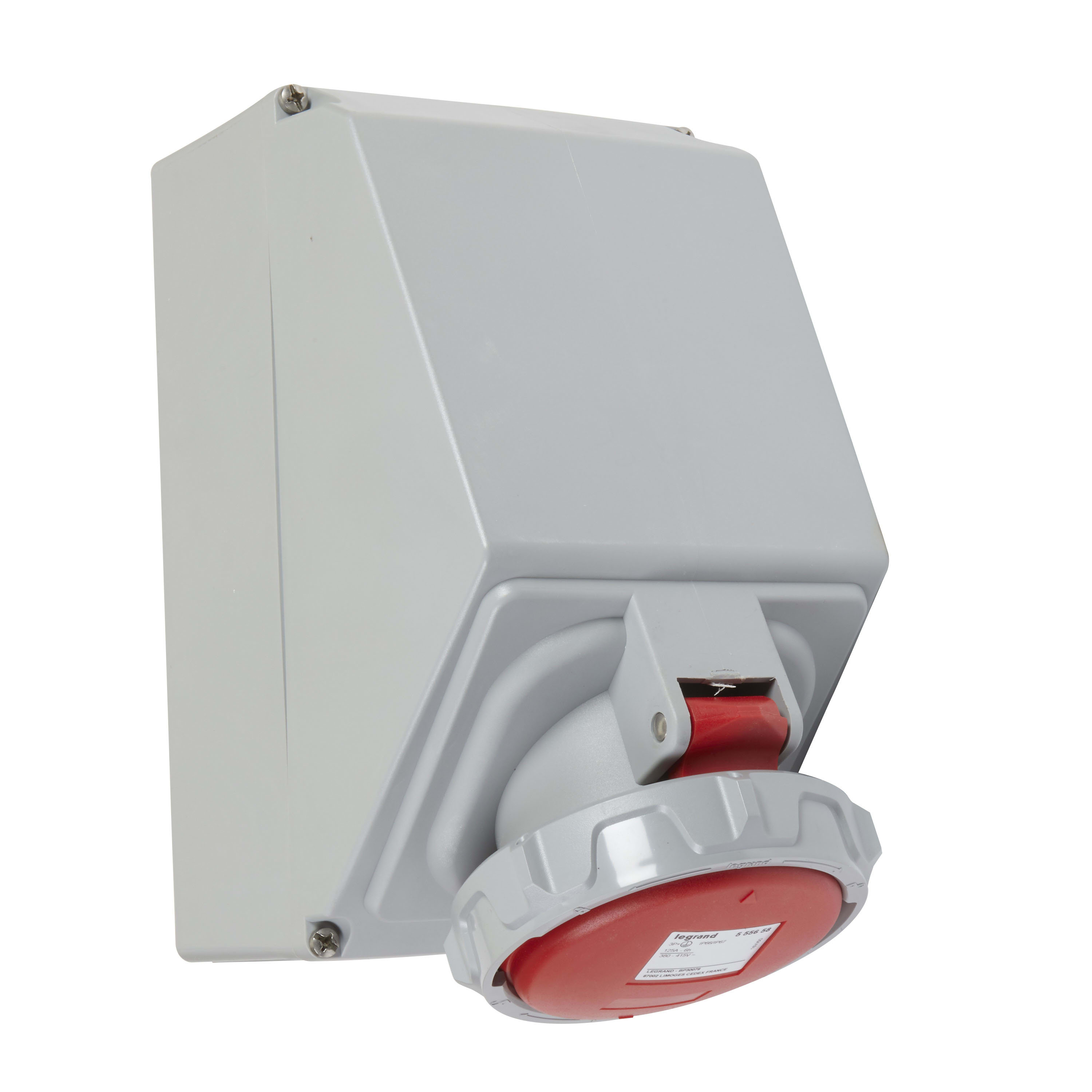 LEGRAND - LEG555658 PRESA FISSA 90 GRADI IP67 125A 3P+T 380V