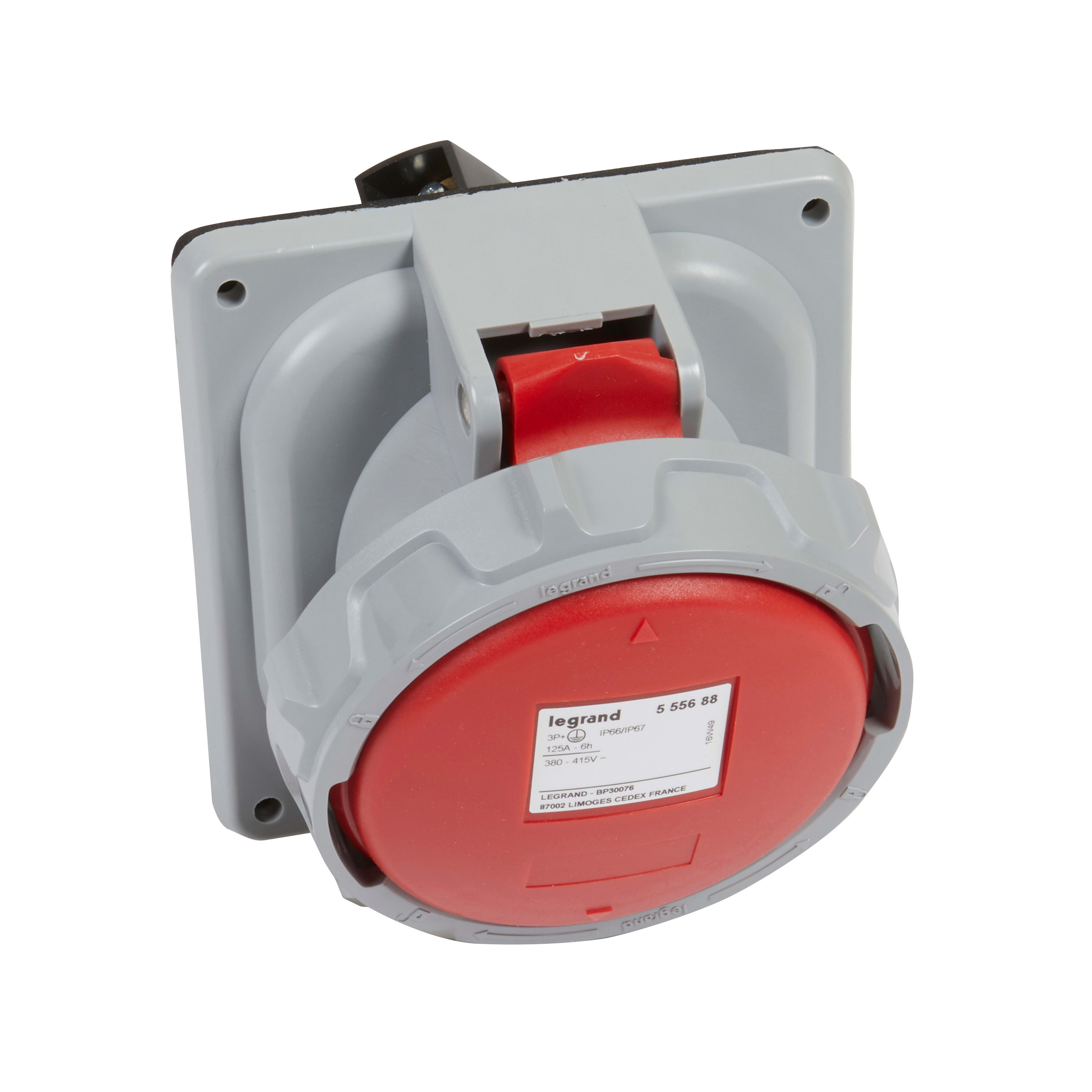 LEGRAND - LEG555688 presa fissa incasso IP67 125A 3P+T 380V