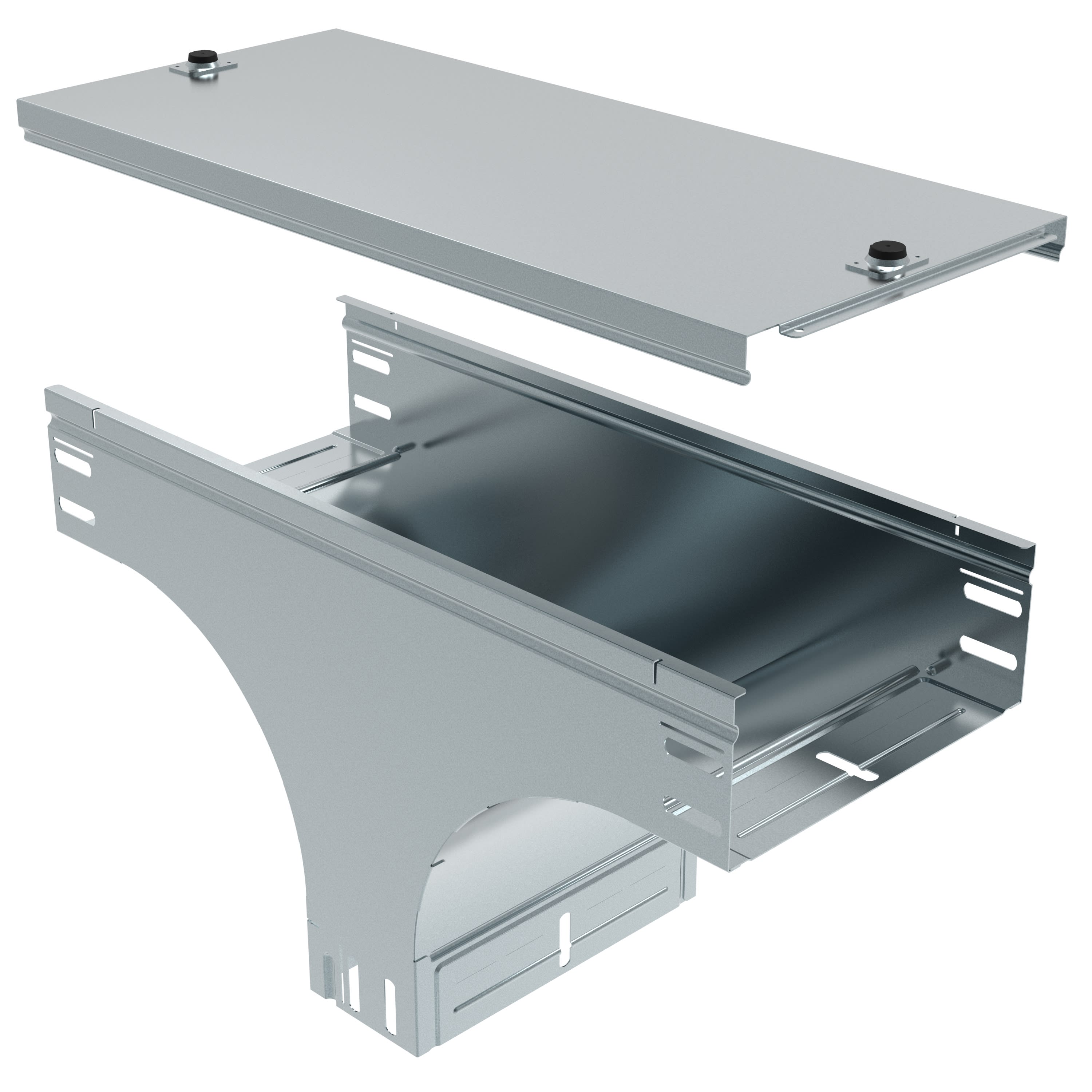 LEGRAND - LEGAW300L P31-DERIV. VERT. T DISCESA 300X75 INOX 3