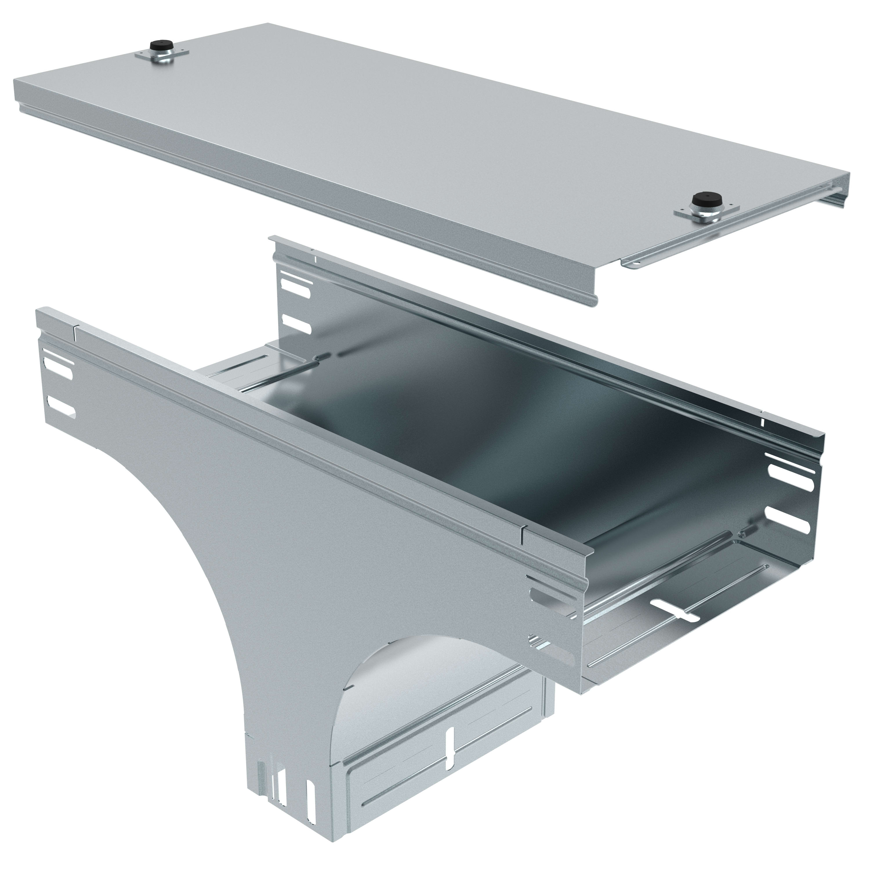 LEGRAND - LEGAW300L P31-DERIV. VERT. T DISCESA 300X75 INOX 3