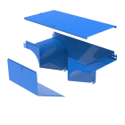 LEGRAND - LEGAX500G P31-DERIV. VERT. A T DISCESA VP 500X75 G