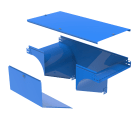 LEGRAND - LEGAX600G P31-DERIV. VERT. A T DISCESA VP 600X75 G