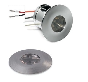 LINEA LIGHT (ILED) - ILD86881W30 NITUM-R 1 TONDO 1LED 1W INOX