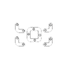 LINEA LIGHT (ILED) - ILDKIT0029 KIT STAFFA MODULARE BEEBO LEGNO