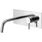 RUBINETTERIA PAFFONI - PFFLIG106CR MIX INCASSO 2 FORI CON PIASTRA RETTANGOL