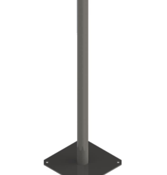 LINCE ITALIA SPA - LIN1794 PALO ZINCATO CON BASE H200
