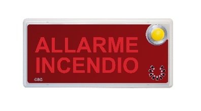 INTERNAZIONALE SRL - LIN1824 TARGA OTTICO ACUSTICA IP54