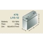 INTERNAZIONALE SRL - LIN476 LI 18-12 ACCUMULATORE 12 V 18 AH