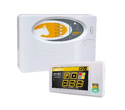 LINCE ITALIA SPA - LIN4899 - CENTRALE 5 ZONE ABS TASTIERA TOUCH BIA